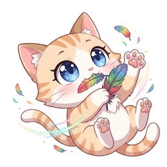 Neko playing